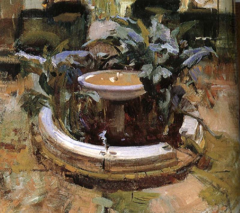Joaquin Sorolla Yard oil painting picture